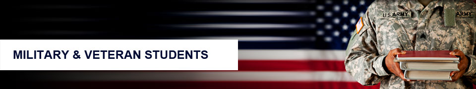 Military Students and Applicants Header Image