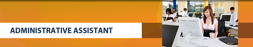 Administrative Assistant Program Header Image