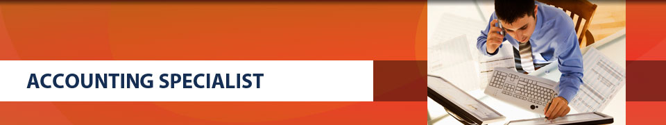 Accounting Specialist Program Header Image